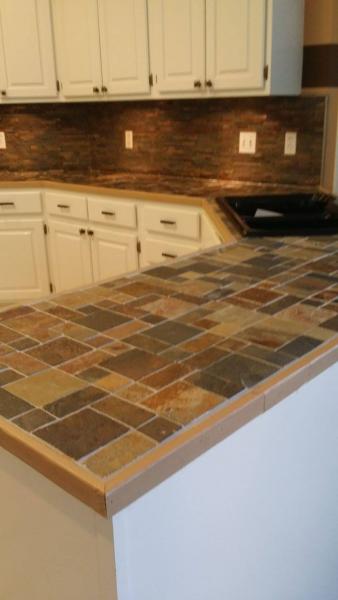 Stone kitchen counters