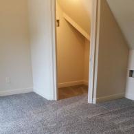 Newly installed carpet