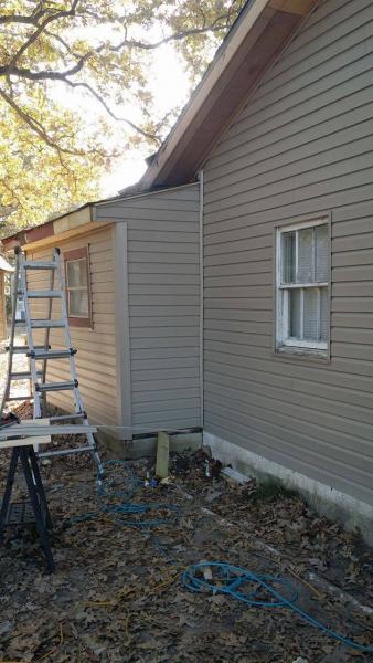 Siding installation 