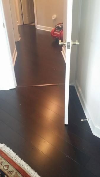 LVT flooring installation
