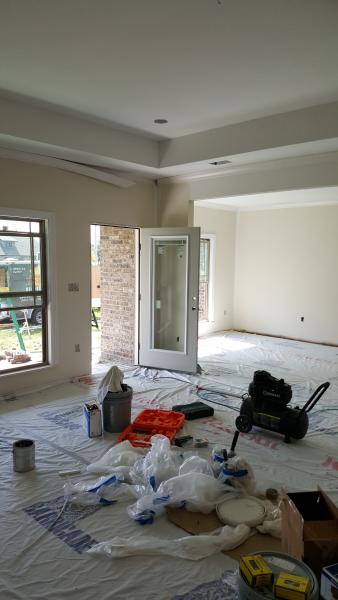 Front door installation 