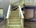 Stairs to back porch