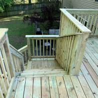 Porch stairs
