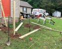 Fence installation