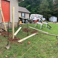 Fence installation