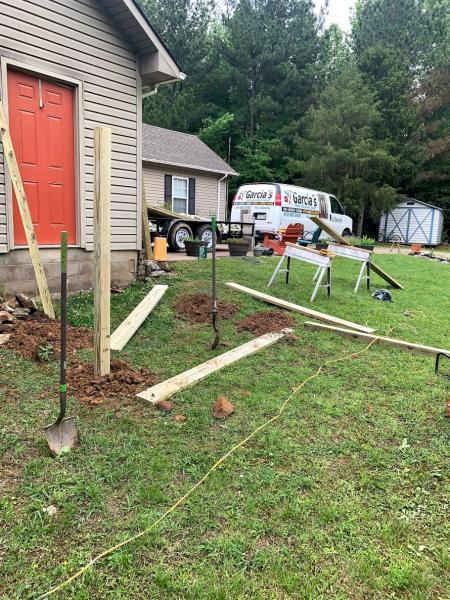Fence installation