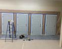 Painting four interior doors