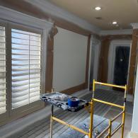 Trim and crown molding paint