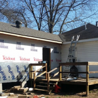 Vinyl siding installation