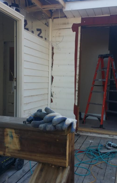 Home renovation in progress